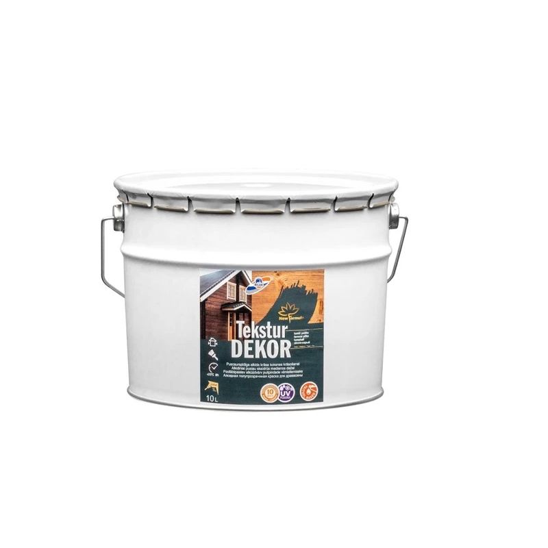 Medienos impregnantas Rilak Teksturdekor. tamsiai pilka. 10l