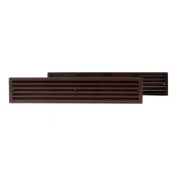 Grille door ventilation 450x92. brown