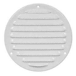 Grille metal d125. white