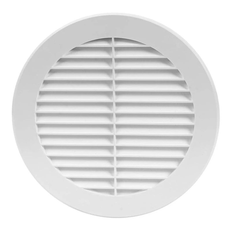 Plast. ventiliacijos grotelės EUROPLAST VR150. D150. baltos