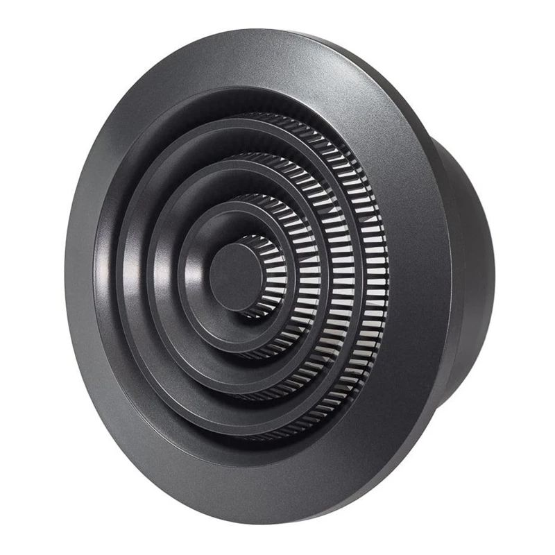 Ventiliacijos grotelės luboms EUROPLAST NGA100A. antracito