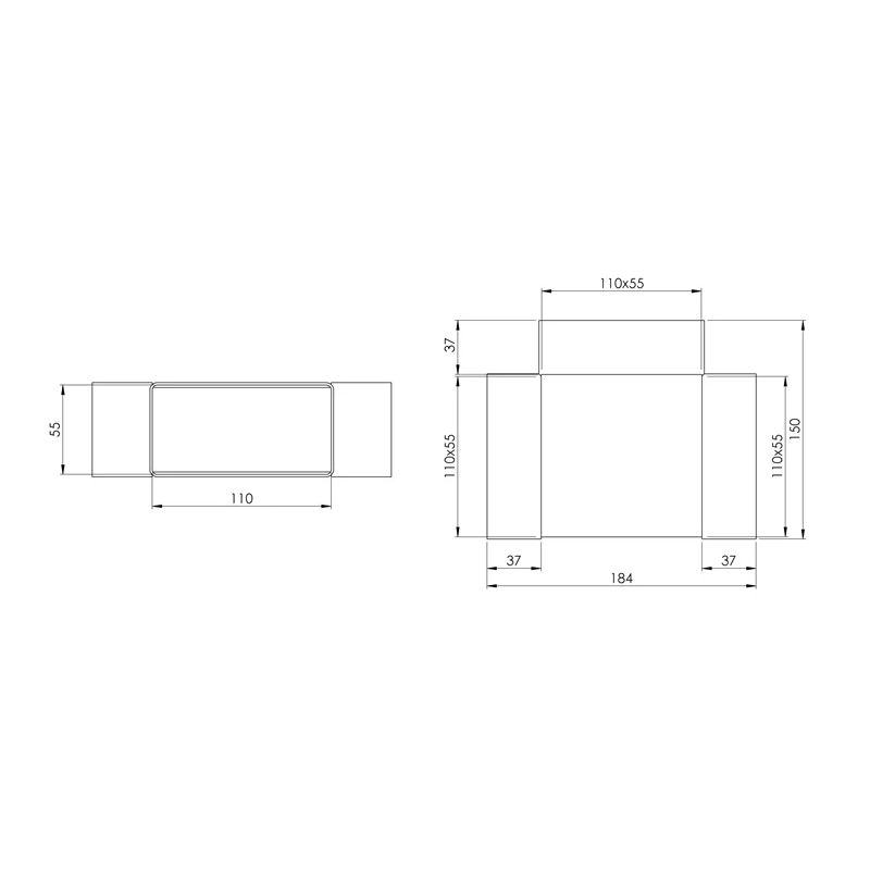 Trejgabals kt110x55mm ,europlast,
