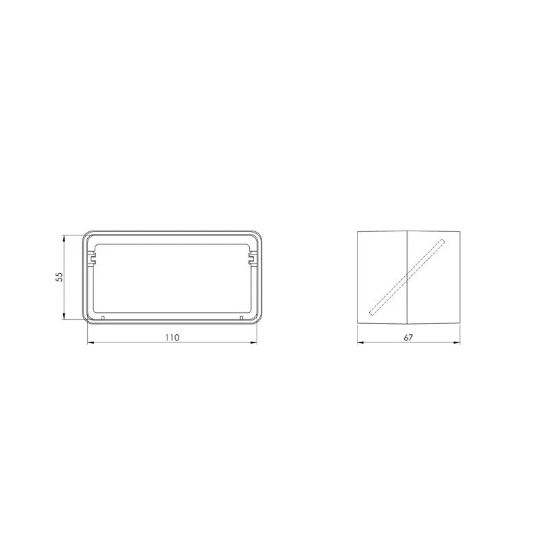 Muciņatslēgas Europlast KV, 110 x 55 mm