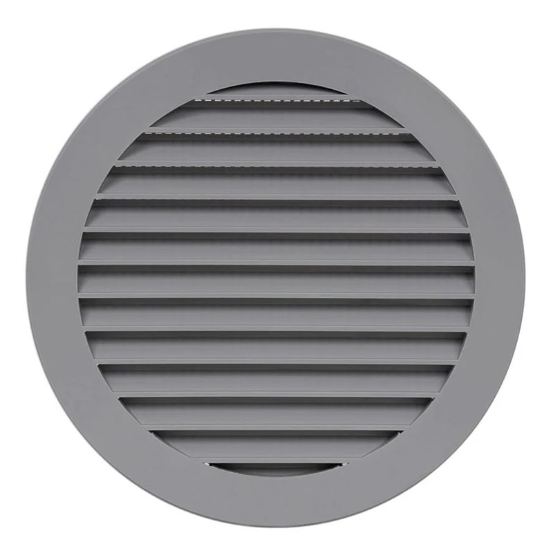 Ventilācijas reste Europlast VR125. pelēka