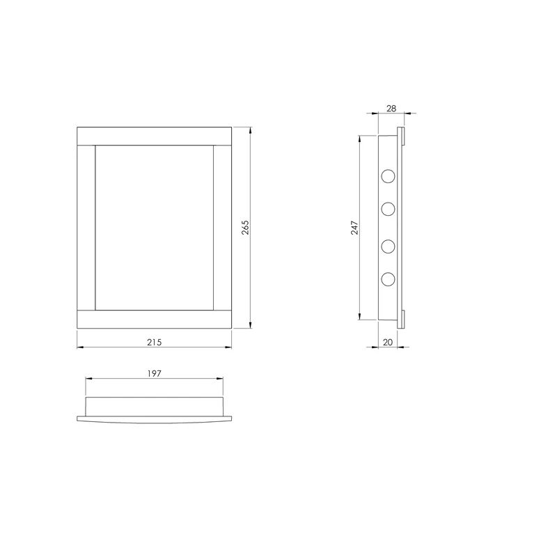 Lūka revīzijas plastmasas 200x250mm