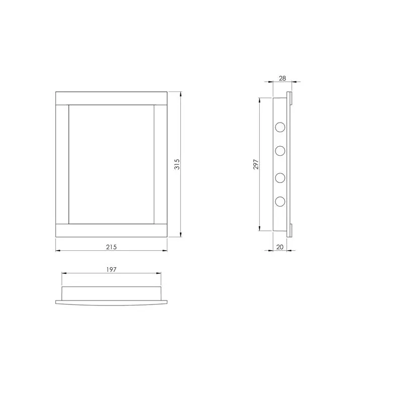 Revīzijas lūka Europlast PL2030, 197 mm x 297 mm