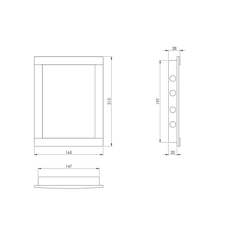 Lūka revīzijas plastmasas 150x200mm