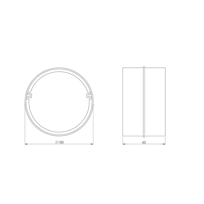Savienojums as100mm ,europlast,