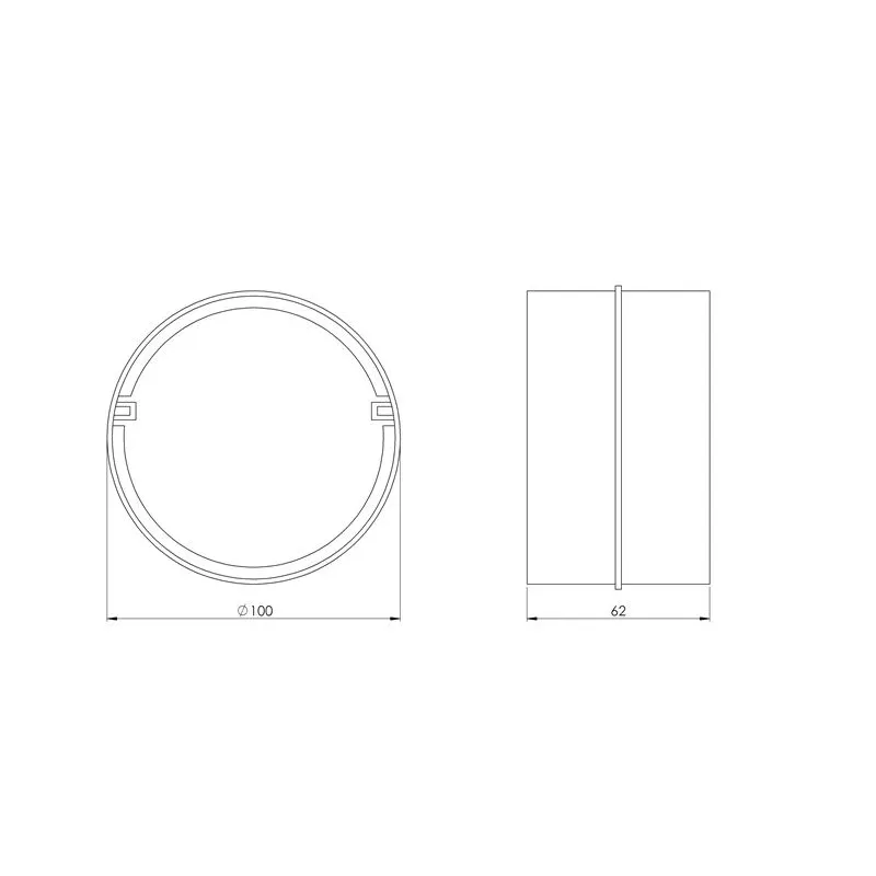 Starpuzmava Europlast AS100, 100 mm