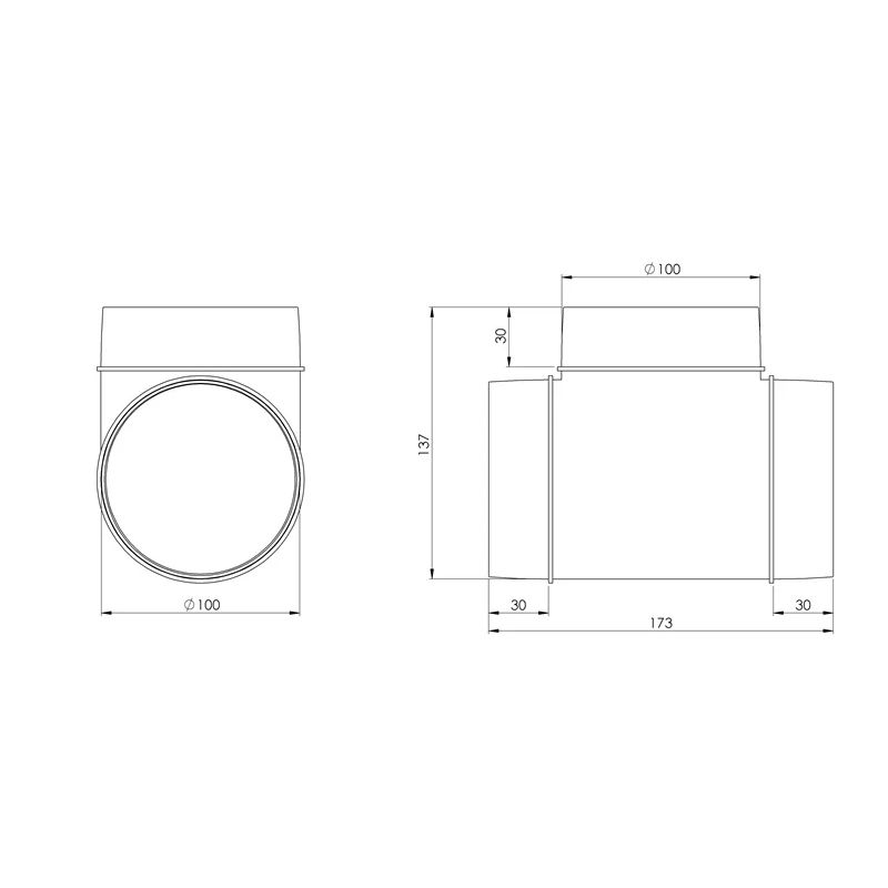 Trejgabals at100mm ,europlast,
