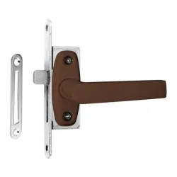 Latch for windows with brown handle