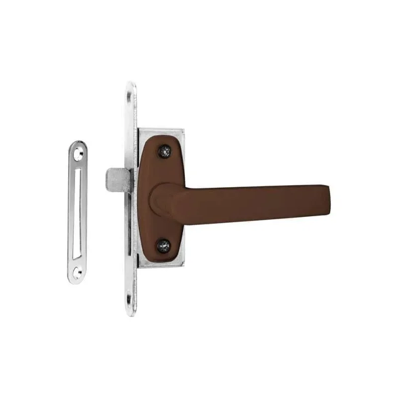 Latch for windows with brown handle