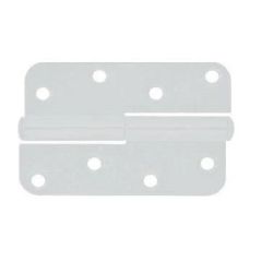 Eņģes durvīm Kurzemes. 11 cm. balta