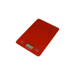 Svari virtuves digitālie 5kg sarkani