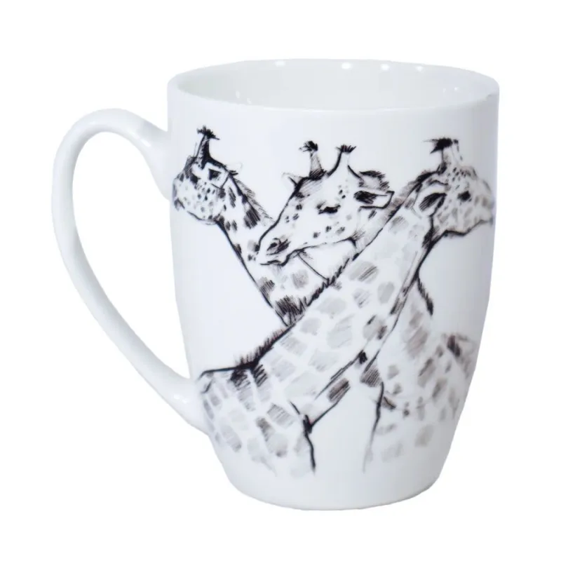 Krūze keramiska 350ml, Žirafes