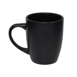 Krūze keramiska Trone 350ml, matēti melna