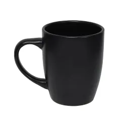 Krūze keramiska Trone 350ml, matēti melna