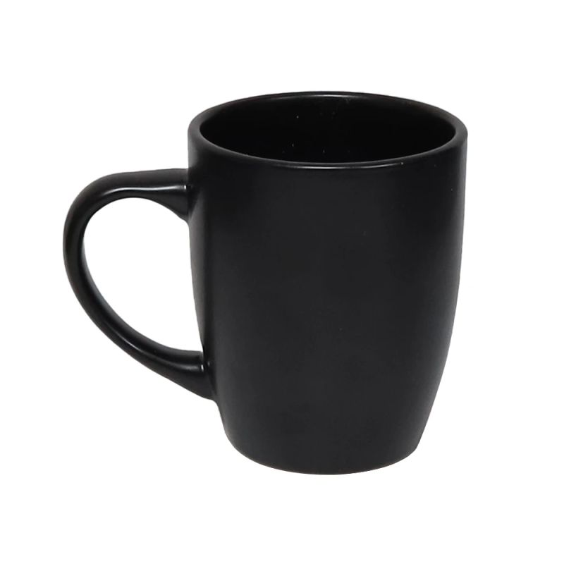 Krūze keramiska Trone 350ml, matēti melna