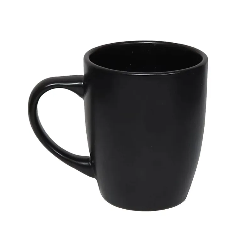 Krūze keramiska Trone 350ml, matēti melna