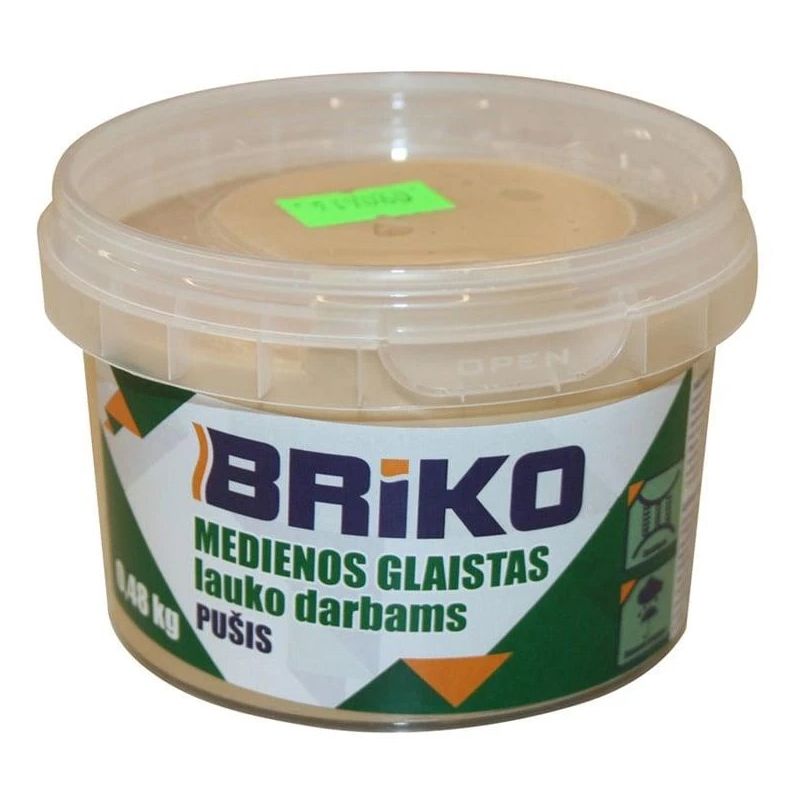 Koksnes špaktele briko 0.48kg priedes kr