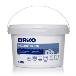 Špakteļmasa fasādēm briko 5kg