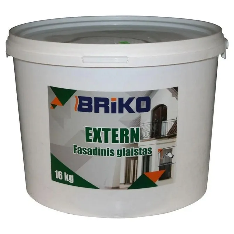 Glaistas Briko, stambiagrūdis, balta sp.-pilka sp., 16 kg