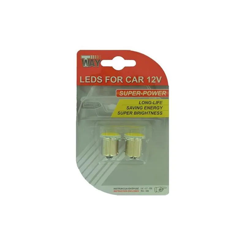 Auto spuldze AutoDuals CB56266, led, balta krās., 12 V