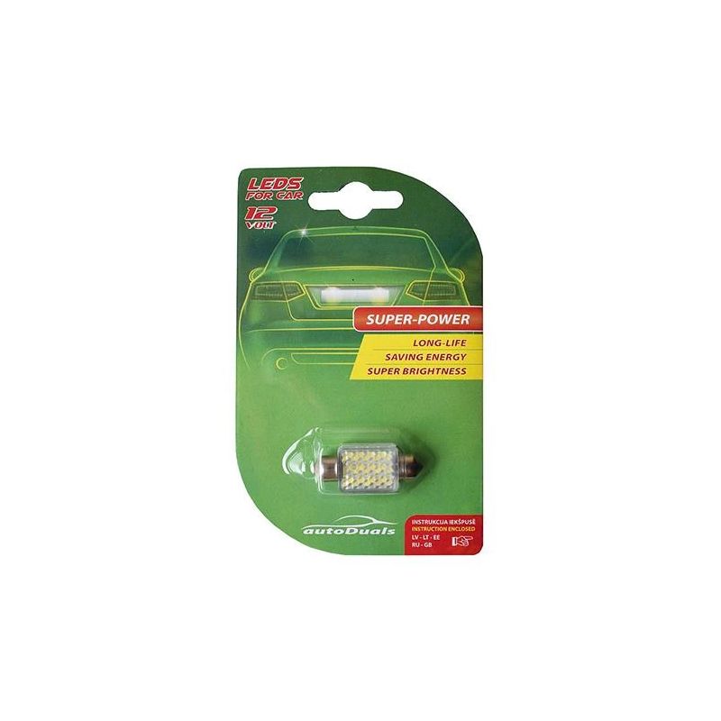 Automobiļa spuldze AutoDuals CB85317. LED. balta. 12 V