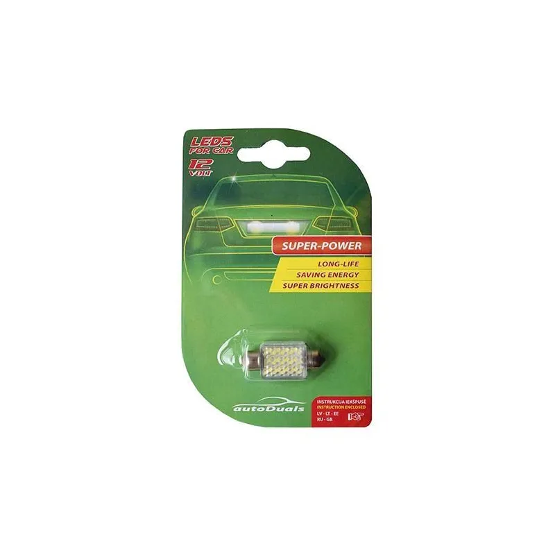 Auto spuldze AutoDuals CB85317, led, balta krās., 12 V