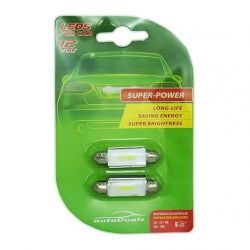 Led spuldze c5w 41mm. baltas.2gab.can