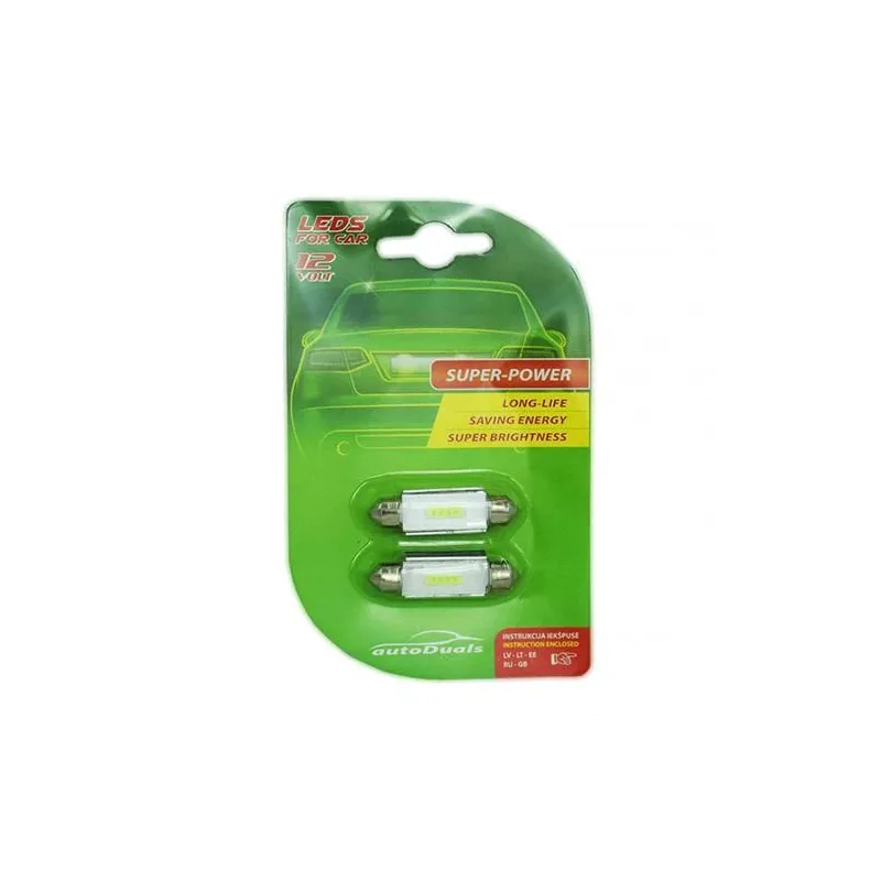 Auto spuldze C5W 41MM, led, balta krās., 12 V