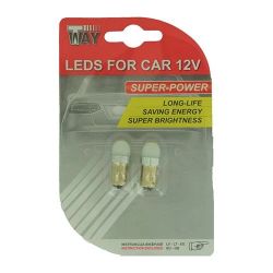 Led spuldze t4w ba9s. baltas. 2gab