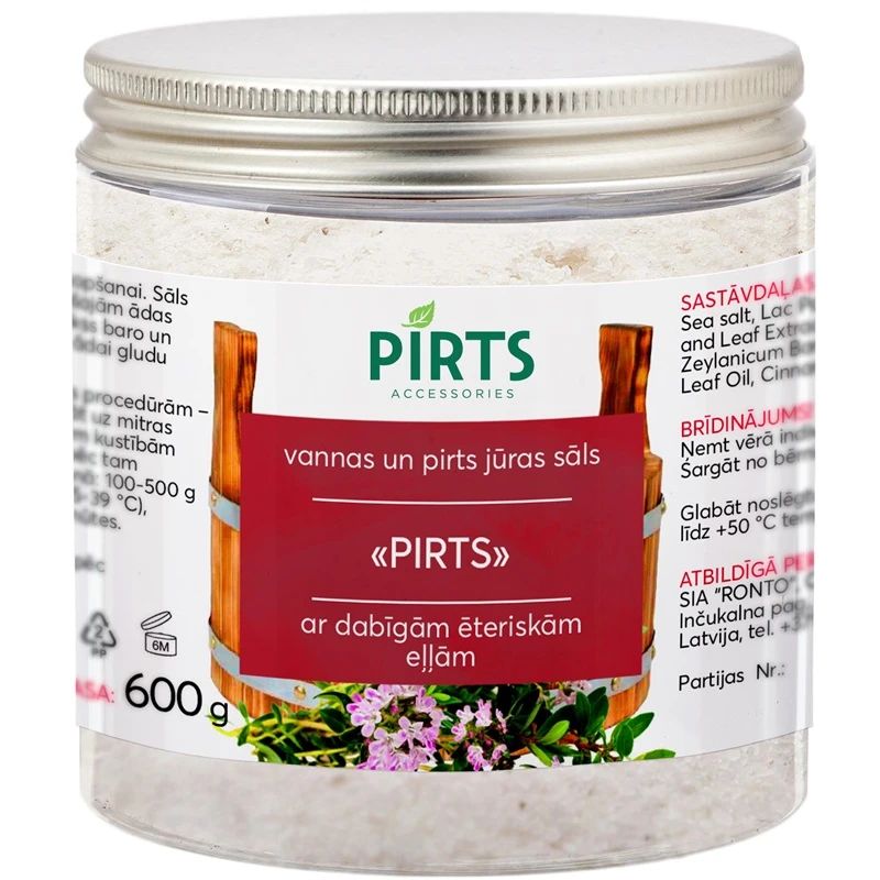 Pirts sāls. 0.6 kg