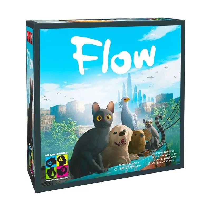 Stalo žaidimas Brain Games Flow, LT LV EE EN DE PL Prancūzų
