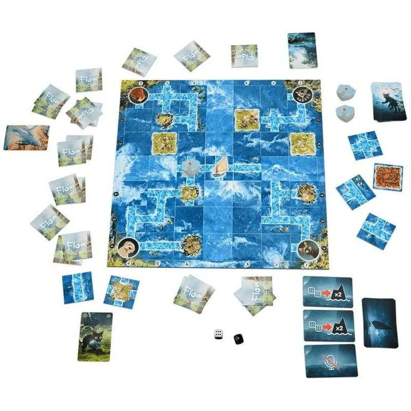 Stalo žaidimas Brain Games Flow, LT LV EE EN DE PL Prancūzų
