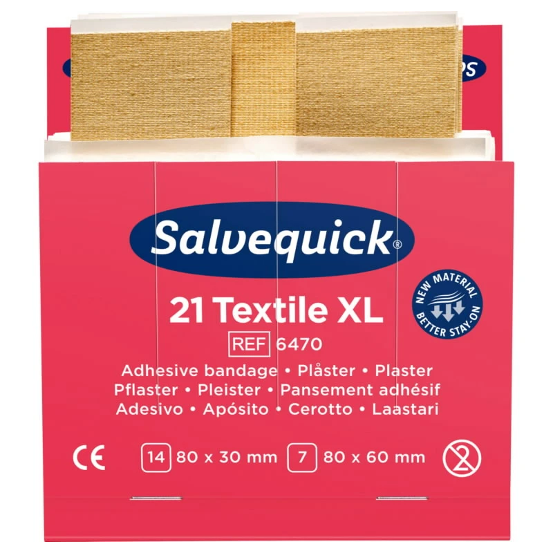 Īpaši lieli tekstila plāksteri, 21 gab.-iepak., Cederroth