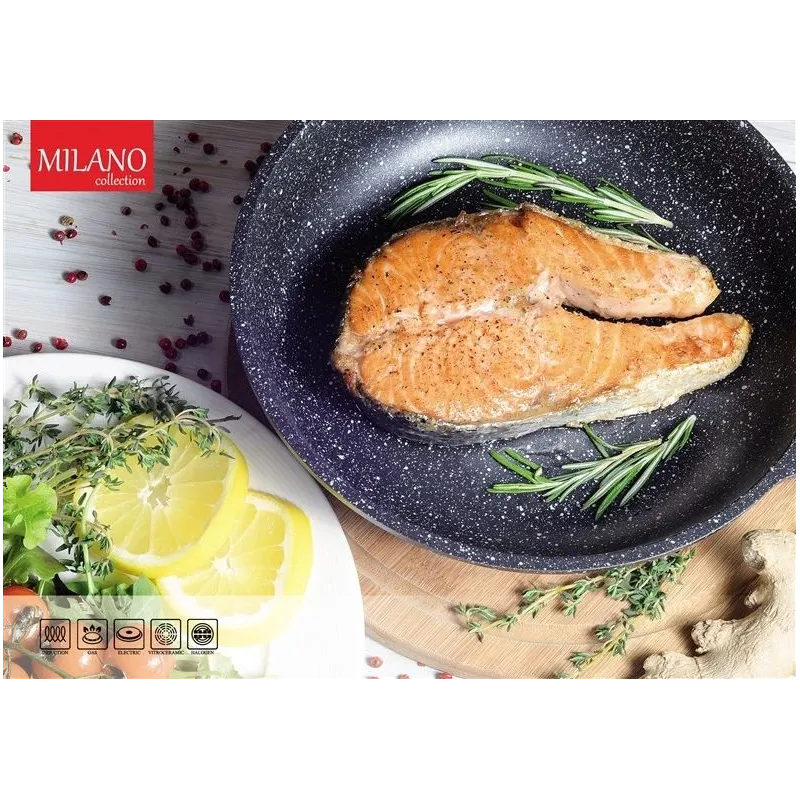 Cepšanas panna Bollire Milano BR-1106, 20 cm, alumīnijs