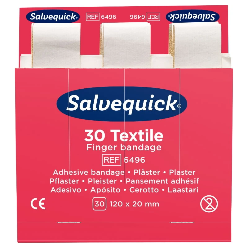 Tekstila pirkstu pārsēji, 120x20 mm, 30 gab.-iepak., Cederroth