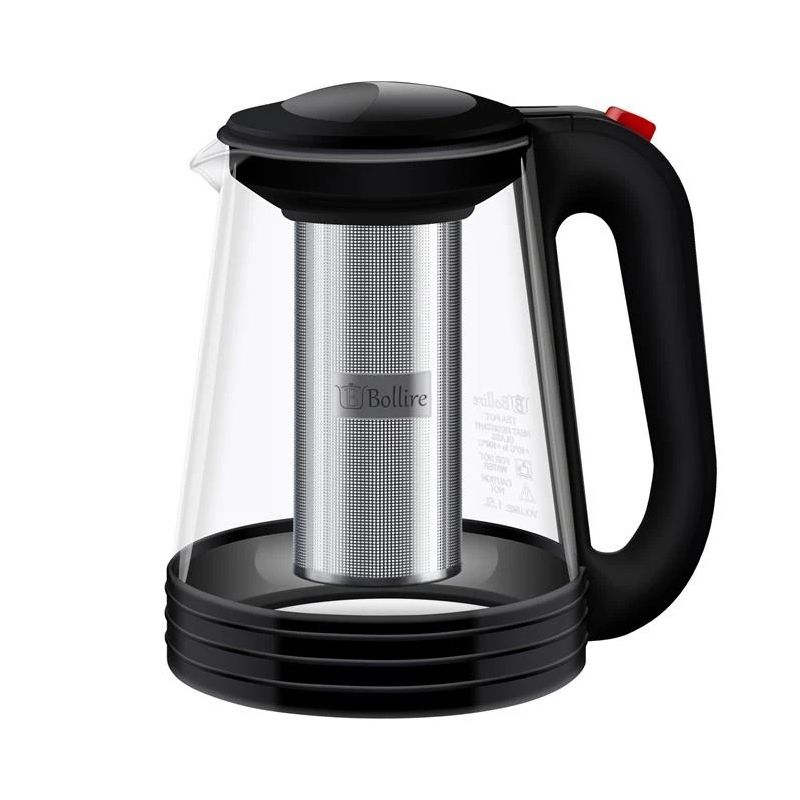 Tējkanna 1.5l stikls bollire br3406
