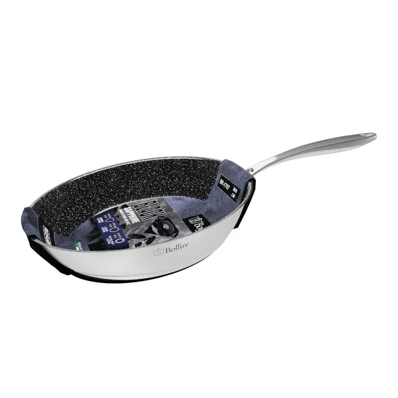Keptuvė Bollire Black Sapphire BR-1707, 28 cm, nerūdijantysis plienas