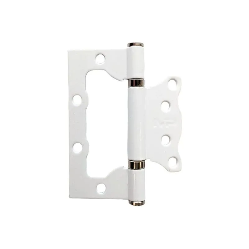Eņģes durvīm MP MEN-100-BUTTERFLY, 7.5 cm, 0.25 cm, balta