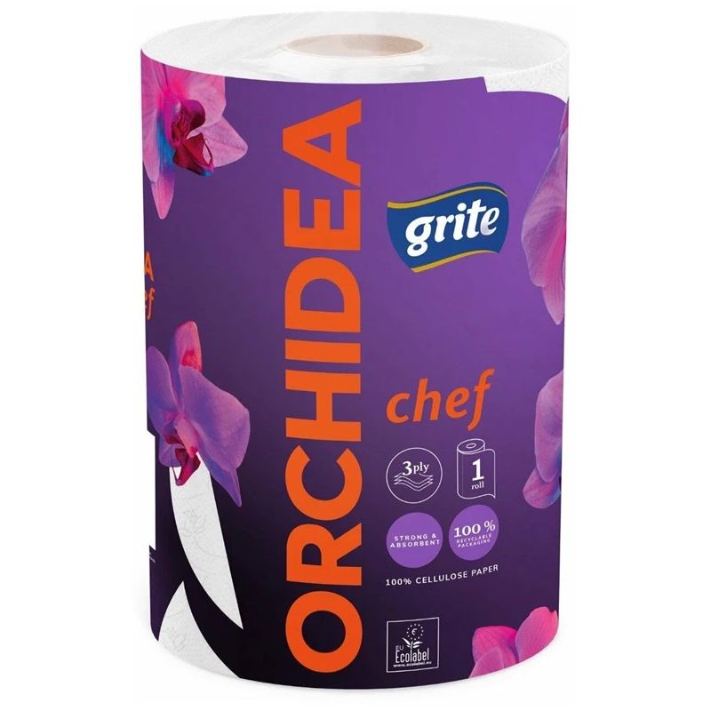 Dvielis papīra Grite Orchidea 3sl 1gab