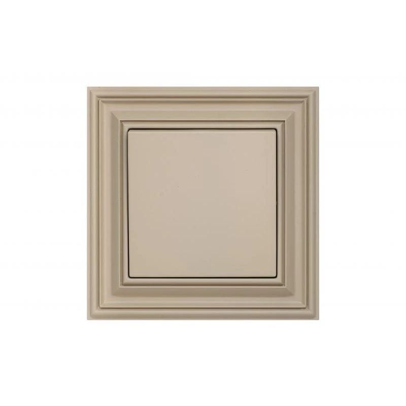 Impulsa slēdzis LIREGUS RETRO, krēmkrāsas