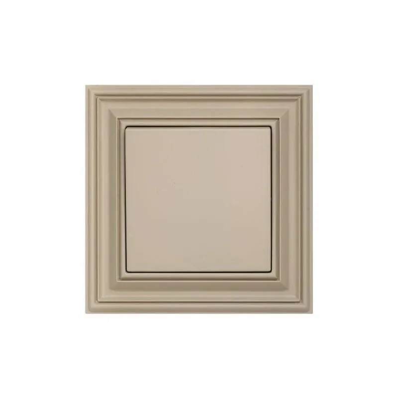 Impulsu LED gaismas dimmeris Liregus Retro, matēts krēmkrāsas tonis