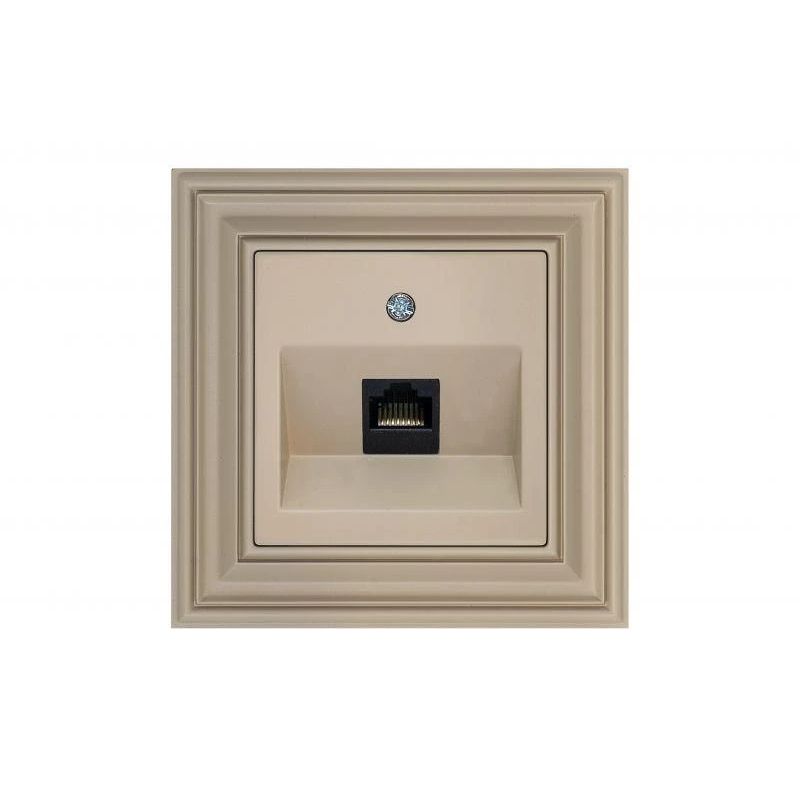 Datora ligzda LIREGUS RETRO, krēmkrāsas