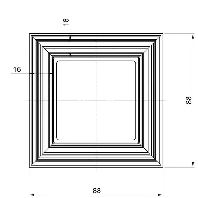 Vienvietīgs rāmis Liregus Retro, matēts krēmkrāsas tonis