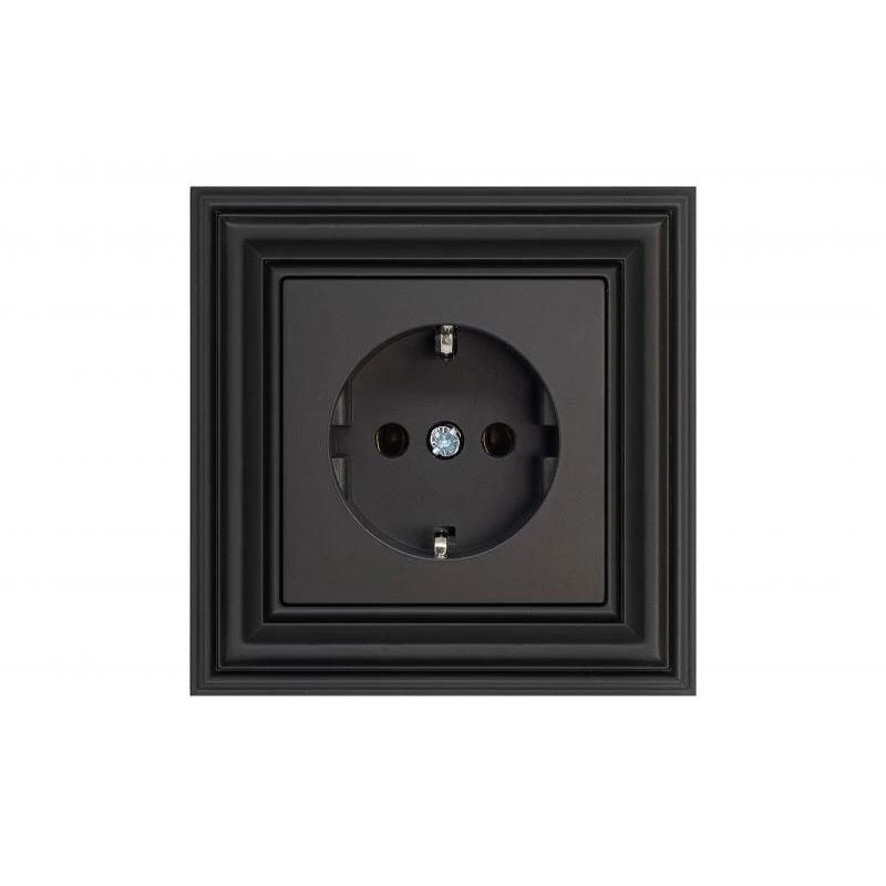 Kontaktdakša LIREGUS RETRO, ar īe.. melnā krāsā