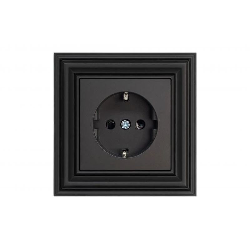 Kontaktdakša LIREGUS RETRO, ar īz.. melnā krāsā