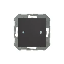 Iebūvējams vāciņš-akls LIREGUS RETRO, melnā krāsā