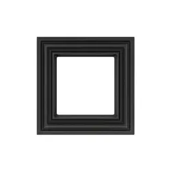 Ühe koha raamid Liregus Retro, matt must v.